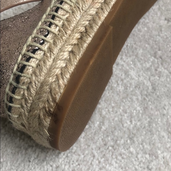 Splendid espadrilles crackle Velcro sandals - Picture 4 of 6